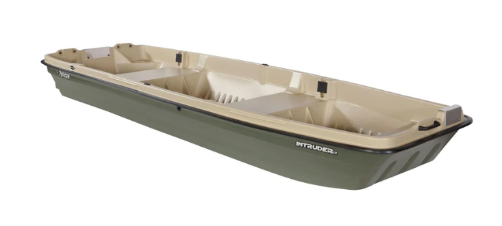 Pelican - Boat Intruder 12 - Jon Fishing Boat - 12 ft. - Great for Hunting/Fishing , Khaki / Beige