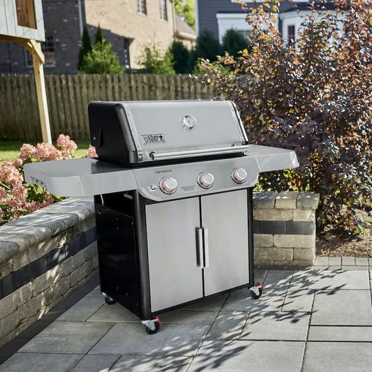 Weber Genesis S-315 Stainless Steel 3-Burner Liquid Propane Gas Grill
