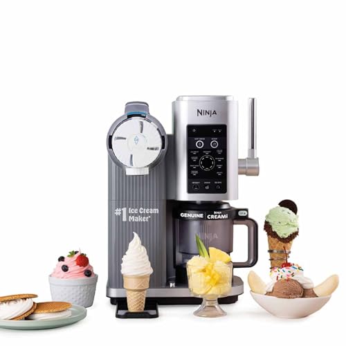 Ninja CREAMi Scoop and Swirl Soft Serve and Ice Cream Maker with 2x Tubs