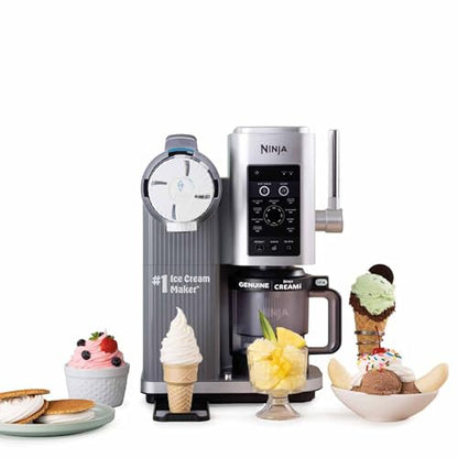 Ninja CREAMi Scoop and Swirl Soft Serve and Ice Cream Maker with 2x Tubs