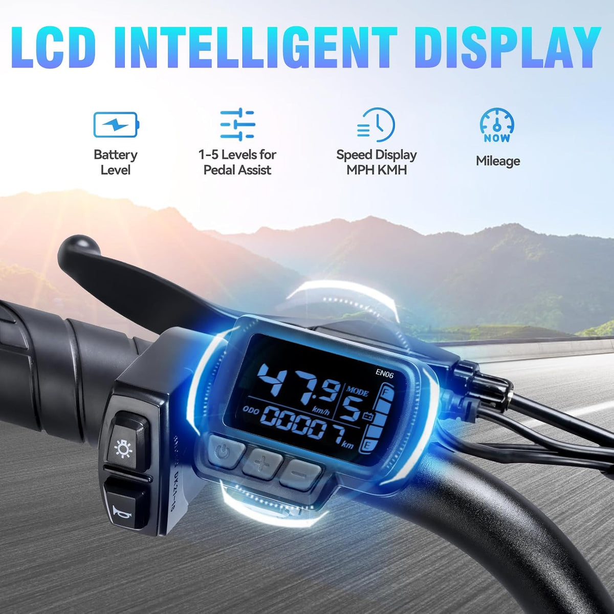 20" Fat Tyre Electric Bike with 250W Brushless Motor, 48V 15.6Ah Removable Battery, Dual Suspension