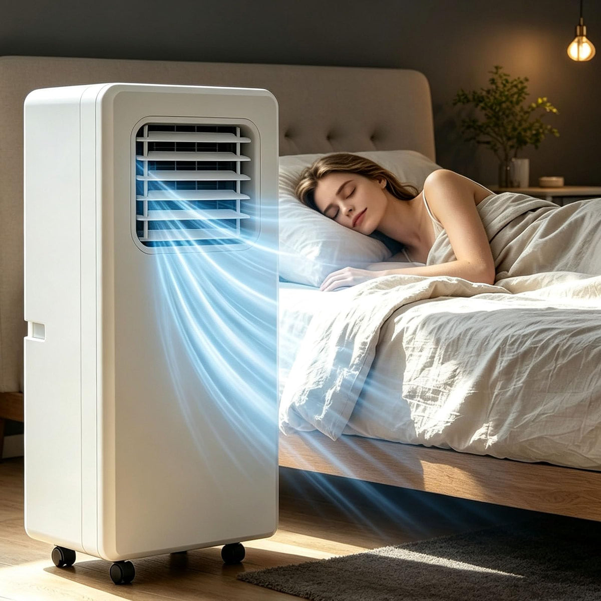 ZHPPED Freestanding Air Conditioner, Powerful Air Conditioning Unit 12,000 BTU/18,000 | Air Conditioner Without Outdoor Unit, Noise-Reducing, On