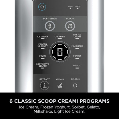 Ninja CREAMi Scoop and Swirl Soft Serve and Ice Cream Maker with 2x Tubs