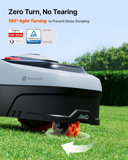 Segway Navimow i208 AWD Robotic Lawn Mower without Boundary, Rec. 800 m2
