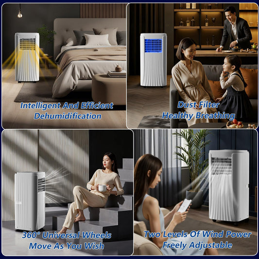 LXPINGMM Portable Air Conditioner,12000BTU Quiet Air Conditioning Unit