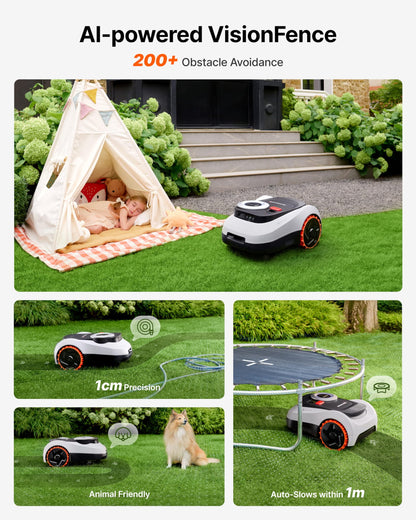 Segway Navimow i215 LiDAR Robotic Lawn Mower without Boundary, Rec. 1500 m2