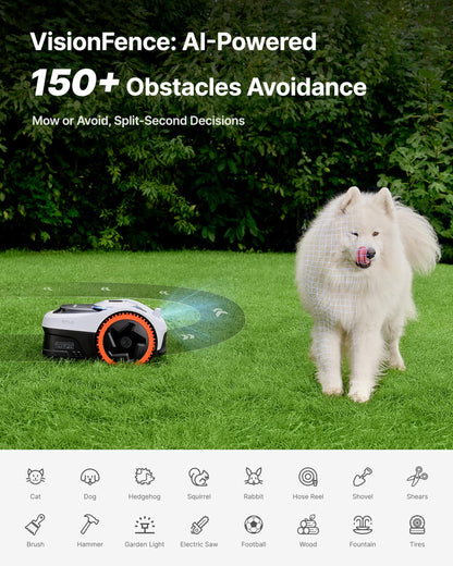 Segway Navimow i208 AWD Robotic Lawn Mower without Boundary, Rec. 800 m2