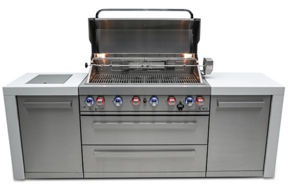 Mont Alpi 805 Deluxe Island 6-Burner Grill MAi805-D