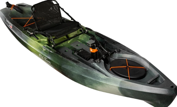 Old Town Canoes & Kayaks Topwater 120 PDL Angler Fishing Kayak (First Light), Length 12 Ft
