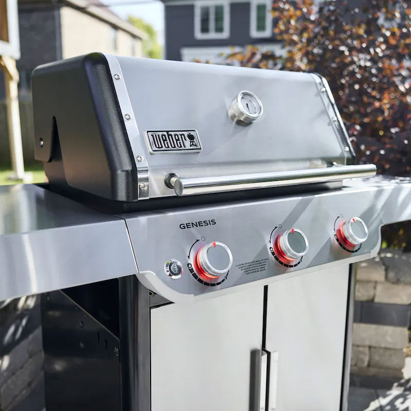 Weber Genesis S-315 Stainless Steel 3-Burner Liquid Propane Gas Grill